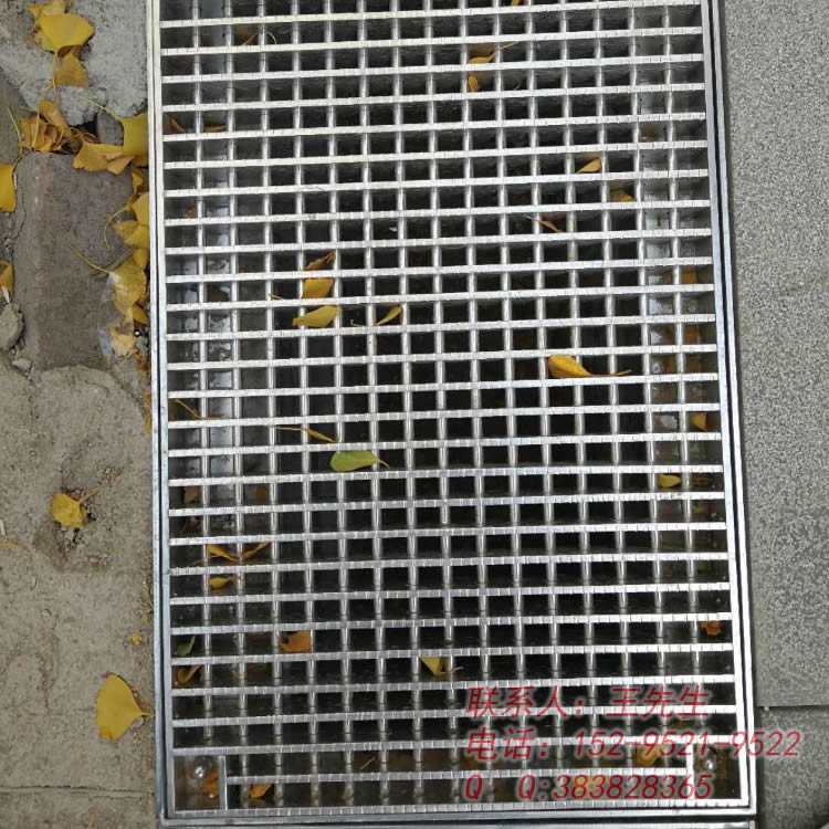 Chống trượt chống trộm bằng thép không gỉ Gutter Cover với răng