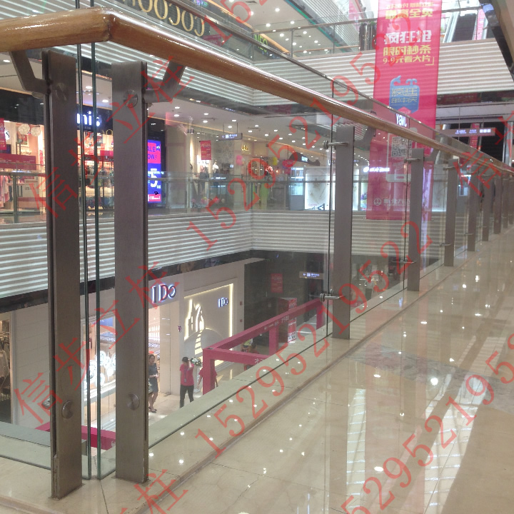 Thường Châu Wanda Plaza dự án lựa chọn Walk thép không gỉ lan can thủy tinh cột