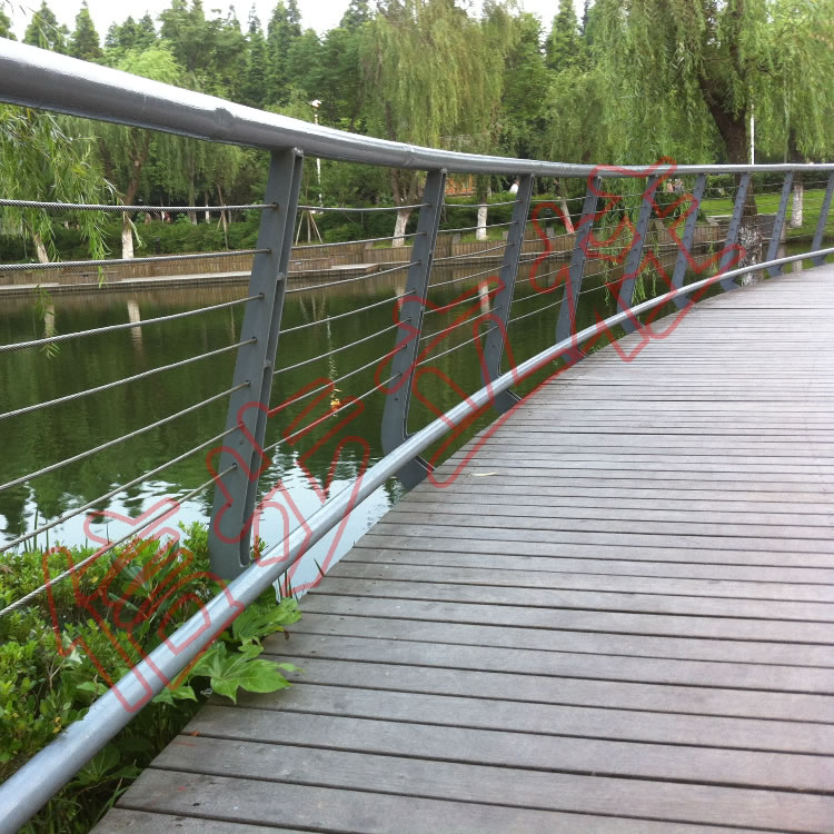 Cột nhựa không gỉ Walking cho hộ tống sông Taishan Park